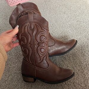 Target Brand Brown Cowgirl Boots